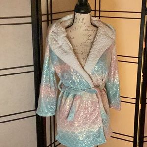 GIRL SIZE 10/12 LITTLE MERMAID BATHROBE